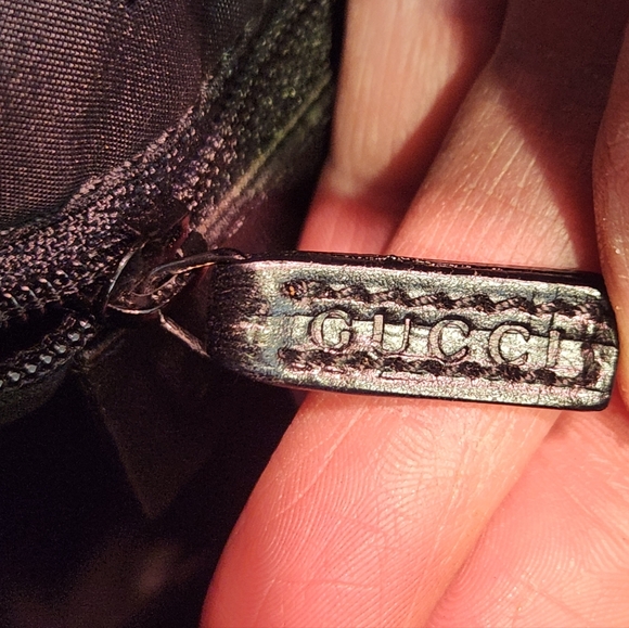 Gucci Black Suede, Leather Shoulder Bag - Picture 15 of 16